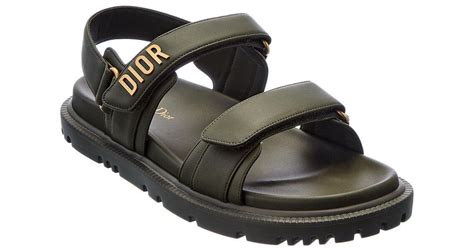 dior leather sandal